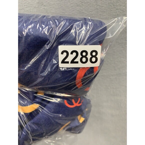 Rising Revolt Polo Shirt Men's Size XL Blue Short Sleeve Allover Geometric Logo - Picture 11 of 11